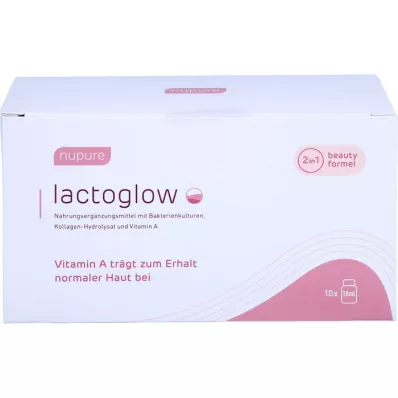 NUPURE lactoglow drikkeampuller, 10X10 ml