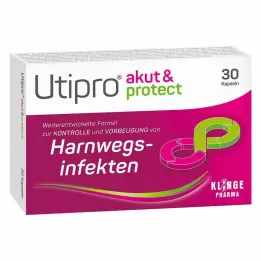 UTIPRO akut &amp; protect hårde kapsler, 30 stk