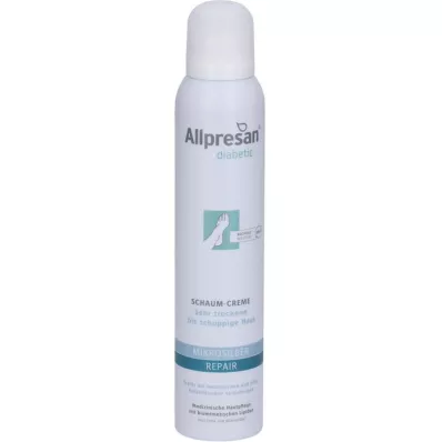 ALLPRESAN diabetisk Microsilver+Repair skumcreme, 200 ml