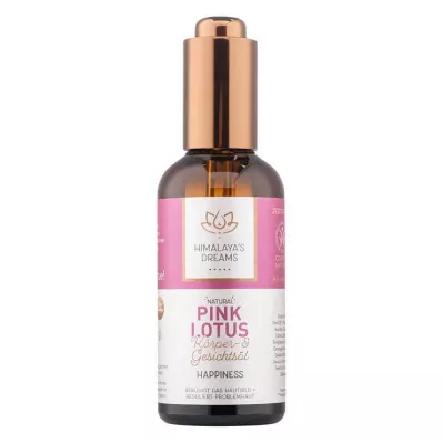 Himalayas Dreams Ayurveda Body &amp; Ansigtsolie Pink Lotus, 100 ml