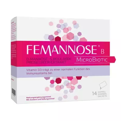 FEMANNOSE B Mikrobiotiske granulat (14 stykker)