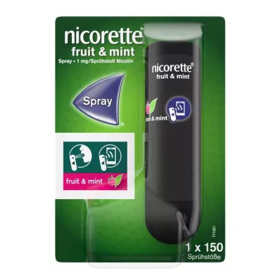 Nicorette Frugt &amp; Myntespray 1 mg / spray Nfc, 1 stk