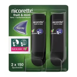 NICORETTE Frugt &amp; Mint Spray 1 mg/spray NFC, 2 stk