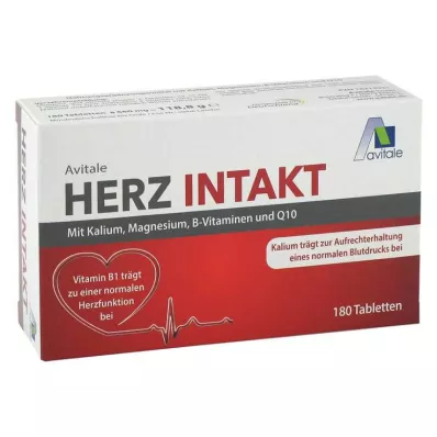 HERZ INTAKT med kalium+magnesium+B-vitamintabletter, 120 stk