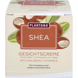 PLANTANA Shea Face Cream Hyaluron &amp; E-vitamin, 50 ml