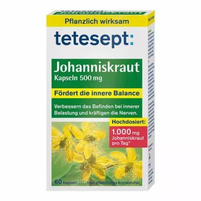 Tetesept Perikum 500 mg kapsler, 60 stk