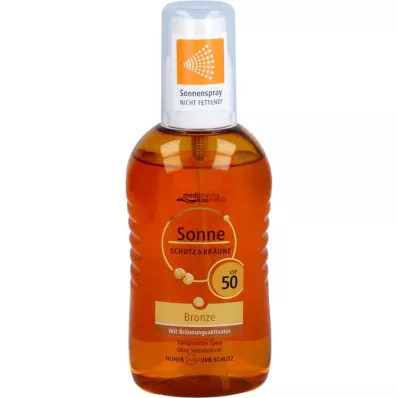 SONNE SCHUTZ &amp; Solbrændingsspray bronze LSF 50, 200 ml