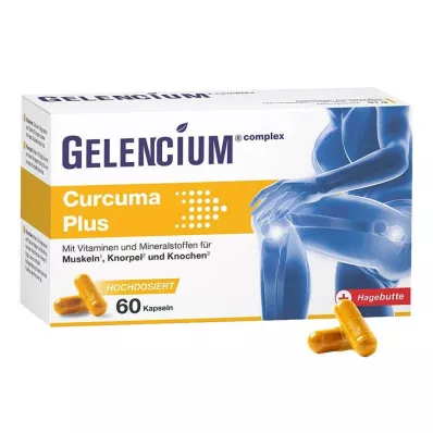 Gelencium Curcuma Plus høj dosis med C-vitamin kapsler, 60 stk