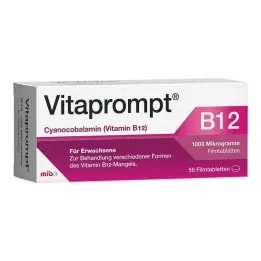 VITAPROMPT 1000 mikrogram filmovertrukne tabletter, 50 stk