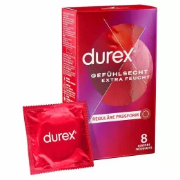 DUREX Sensitive ekstra fugtige kondomer, 8 stk