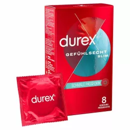 DUREX Sensitive Slim kondomer, 8 stk