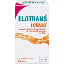 ELOTRANS genoplad elektrolytpulver med vitaminer, 15X7.57 g