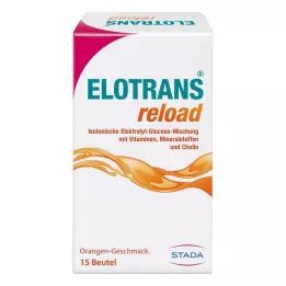 ELOTRANS genoplad elektrolytpulver med vitaminer, 15X7.57 g
