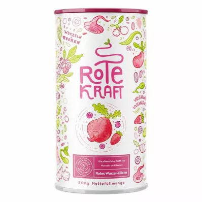 ROTE KRAFT Gurkemeje+Maca+Acai+Protein vegansk pulver, 600 g