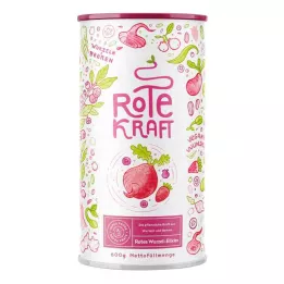 ROTE KRAFT Gurkemeje+Maca+Acai+Protein vegansk pulver, 600 g