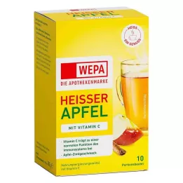 WEPA varmt æble+vitamin C-pulver, 10X10 g