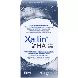 XAILIN HA 0,2% Plus øjendråber, 10 ml