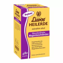 LUVOS Helbredende ler ekstrafint akut sure opstød, 480 g