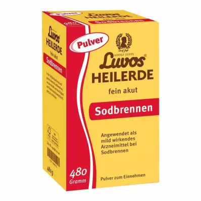 Luvos healing clay fint akut halsbrand pulver, 480 g