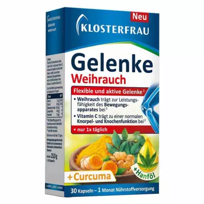 KLOSTERFRAU Joints frankincense bløde kapsler, 30 stk