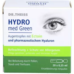 DR.THEISS Hydro med Grønne øjendråber enkeltdosis amp., 20X0,35 ml
