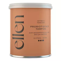 ELLEN probiotisk tampon stærk, 8 stk