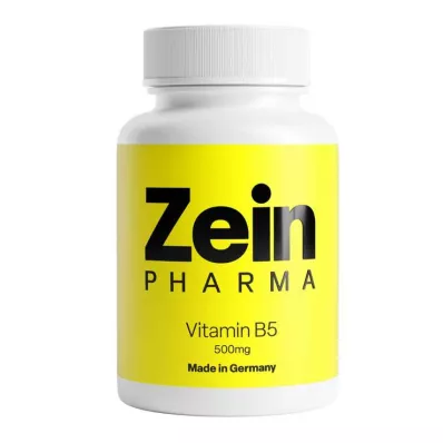 Vitamin B5 pantothensyre 500 mg kapsler, 120 stk Vitamin B5 pantothensyre 500 mg kapsler, 120 stk