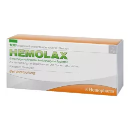 HEMOLAX 5 mg enterotabletter, 100 stk