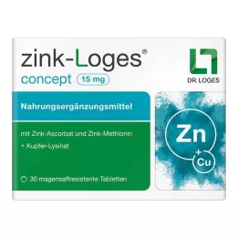 ZINK-LOGES koncept 15 mg enterotabletter, 30 stk