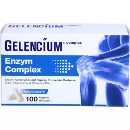 GELENCIUM Enzymkompleks højdosis med bromelainkapsler, 100 stk