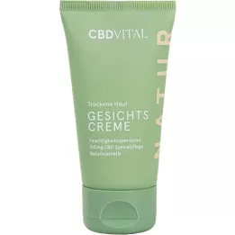 CBD VITAL Ansigtscreme til tør hud, 50 ml