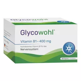 GLYCOWOHL Vitamin B1 thiamin 400 mg højdosis kapsler, 200 stk