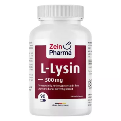 L-LYSIN 500 mg kapsler, 90 stk